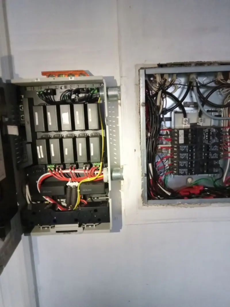 Electrical panel upgrade completed for Indoor Lighting Installation in Marksville